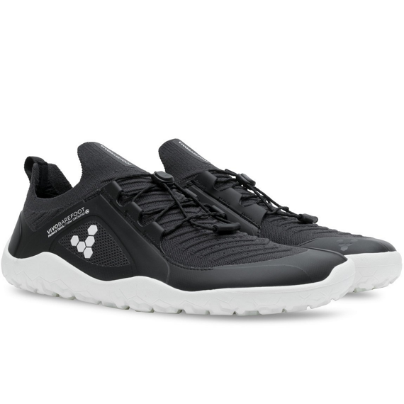 Vivobarefoot PRIMUS TRAIL KNIT FG MENS OBSIDIAN/WHITE